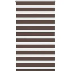 vidaXL Doppelrollo 100 x 175 cm Kaffeebraun