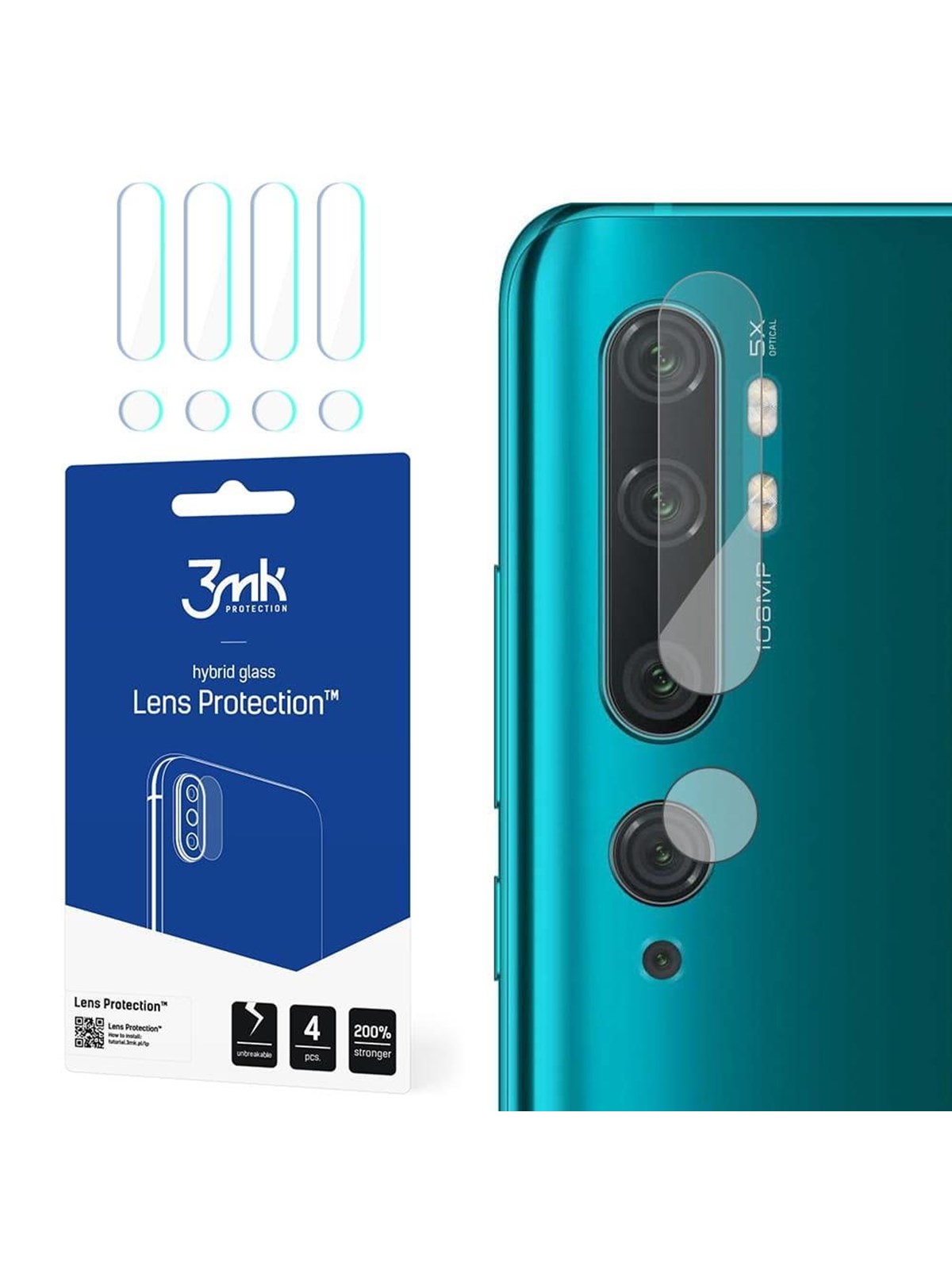 3mk Lens Protection Hybrid Camera Glass - Xiaomi Mi Note 10