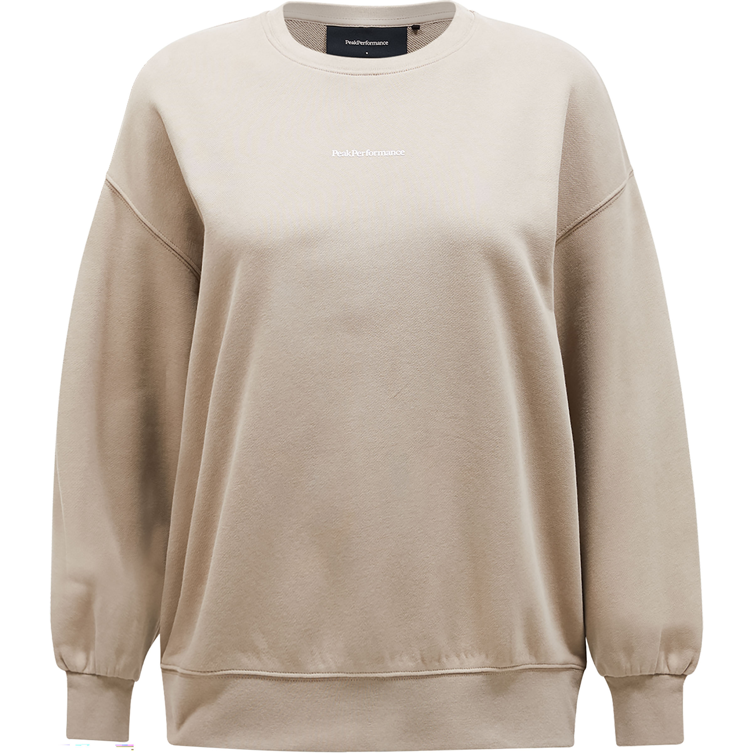 Peak Performance Original Terry Damen Pullover beige Größe XS Lifestyle Elastisch