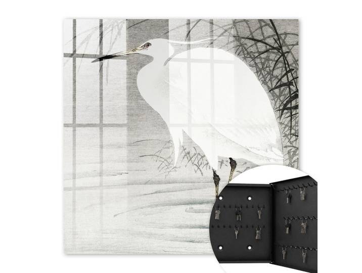SCHLÜSSELBOX Schwarz 30x30 cm- Türöffnung nach rechts - Reiher