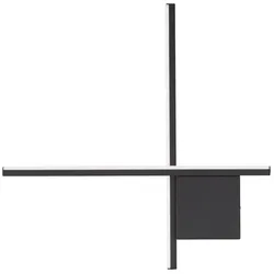 Nova Luce 9006084 CROSS Wandleuchte Schwarz