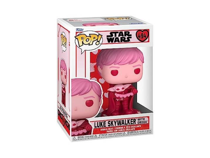 Funko 60125 POP Star Wars: Valentines S2- Luke & Grogu
