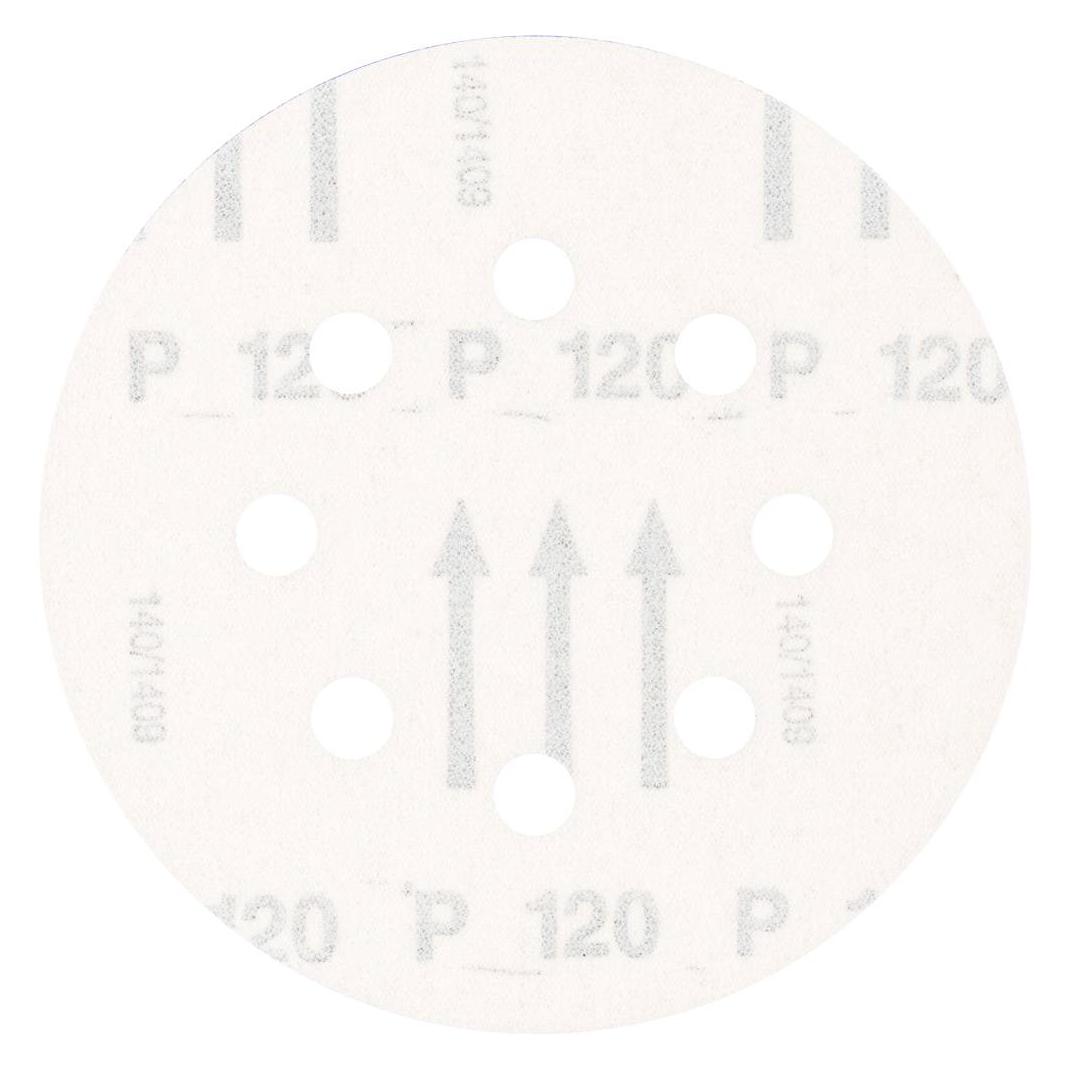 Pferd Exzenterschleifpapier Klettscheibe 125 mm Korund A 120 Lochung 8 (120) (45017012)