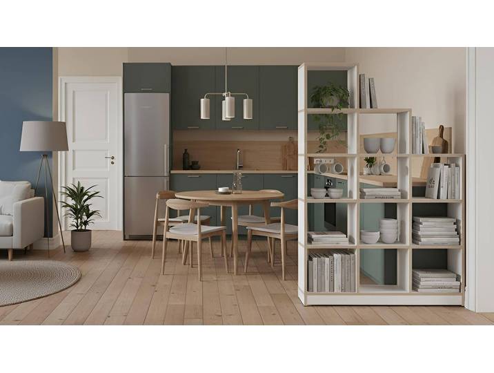 Raumteiler aus Multiplex Multiplex Multiplex Weiß