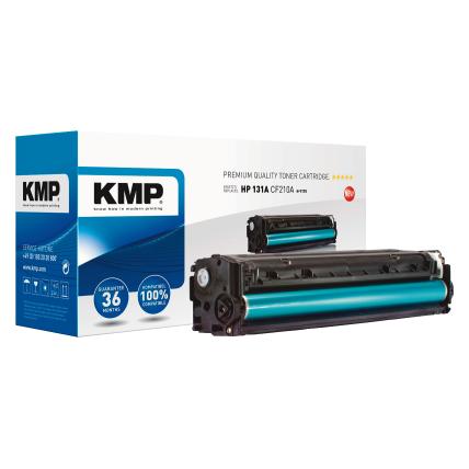 KMP Toner ersetzt HP131A/ Canon 731BK (CF210A/6272B002) (BK) (1236,0000)
