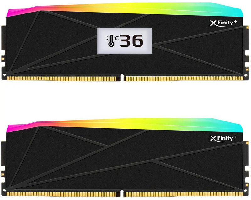 V-Color Manta XFinity+ aRGB DDR5-6000 RAM, CL28, XMP/EXPO - 32 GB Dual-Kit, schwarz