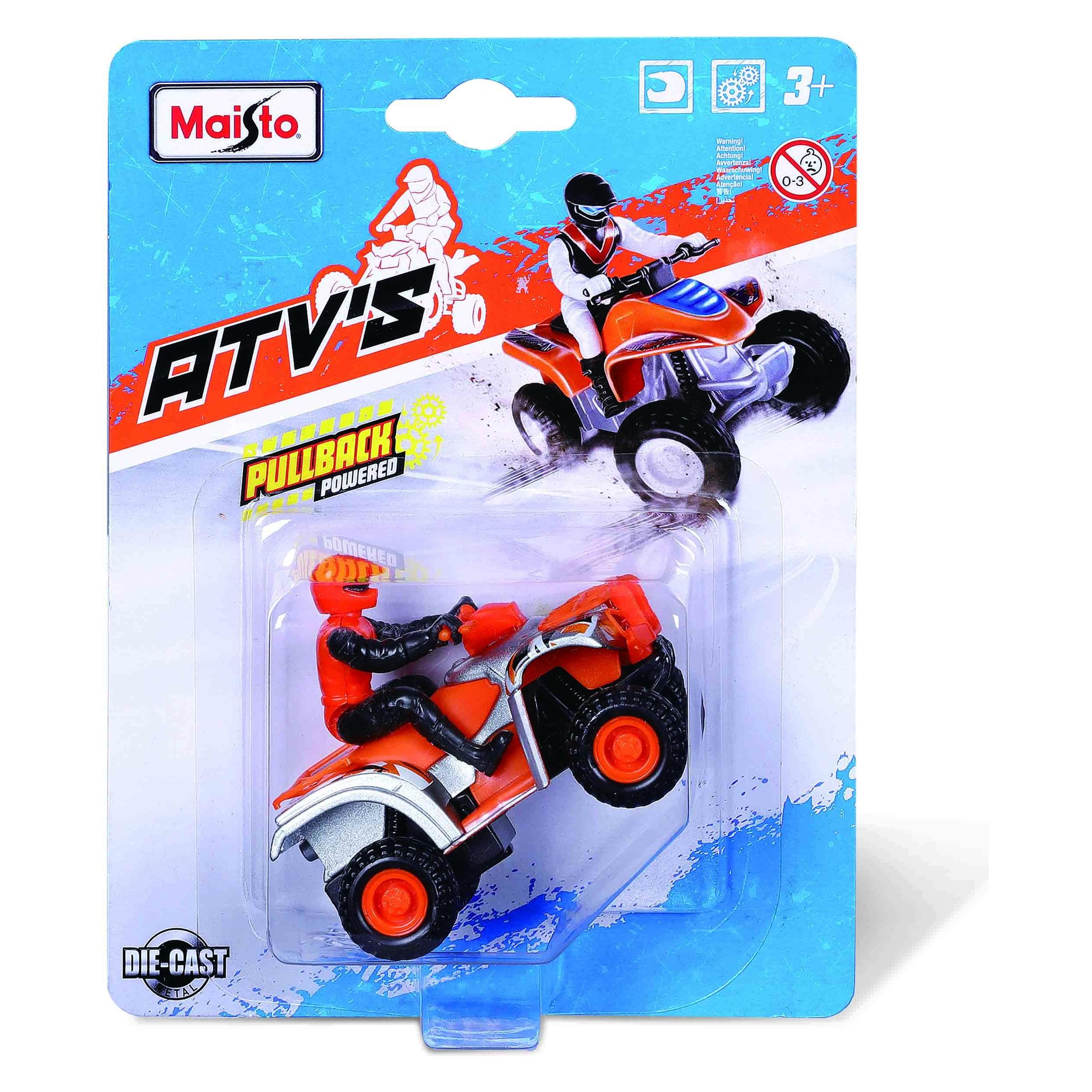 Maisto ATV's assortiert mit Rückzug (15026)