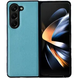 König Design Hülle Handy Schutz für Samsung Galaxy Z Fold5 5G Case Cover Tasche Bumper Etuis (Samsung Galaxy Z Fold5), Smartphone Hülle, Blau