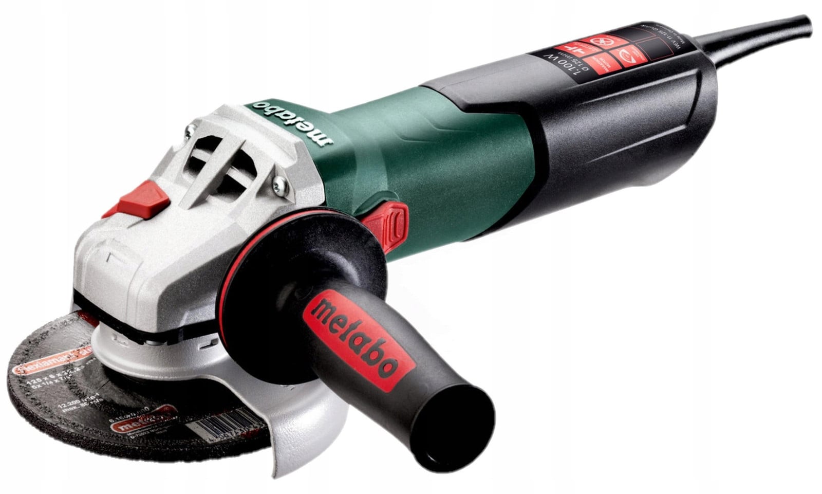 Metabo WEV 11-125 Quick haakse slijper 125 mm 1100 W 3 Nm