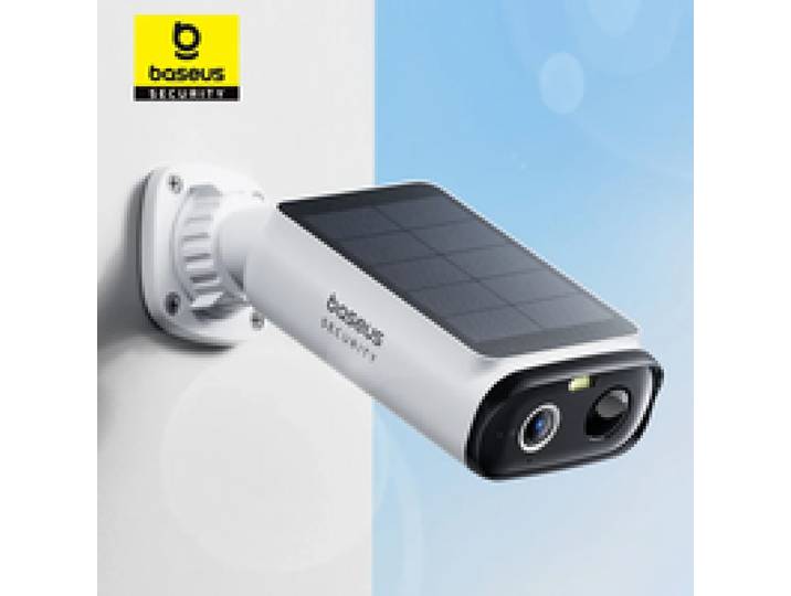 Baseus Security S1 Lite Zonne-beveiligingscamera Draadloze buitencamera Continu vermogen 2K-resolutie 135 ° FOV IP67 Wifi-camera