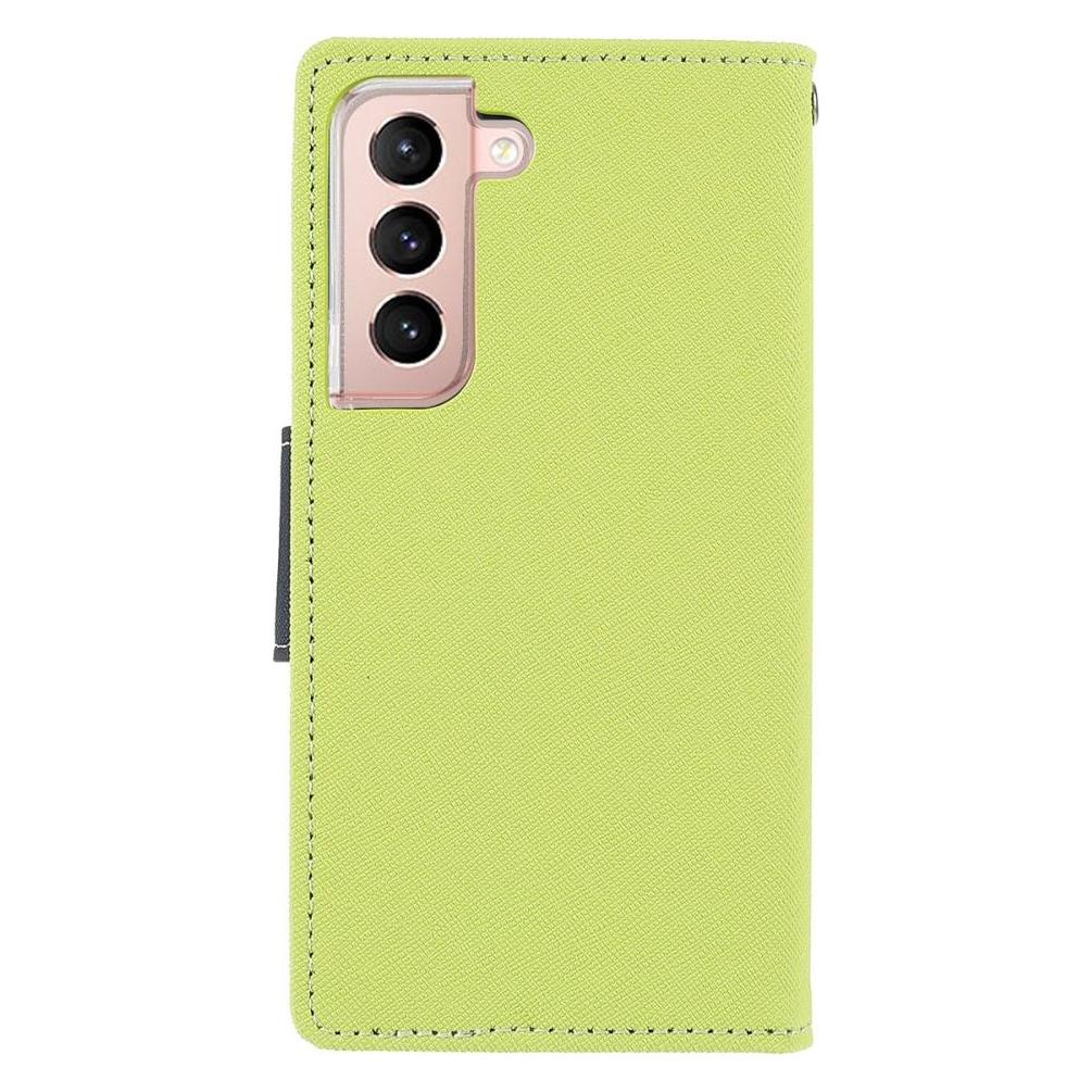 Mercury Galaxy S22+ - Goospery Fancy Etui Hülle grün (Samsung Galaxy S22+) (101242062H)