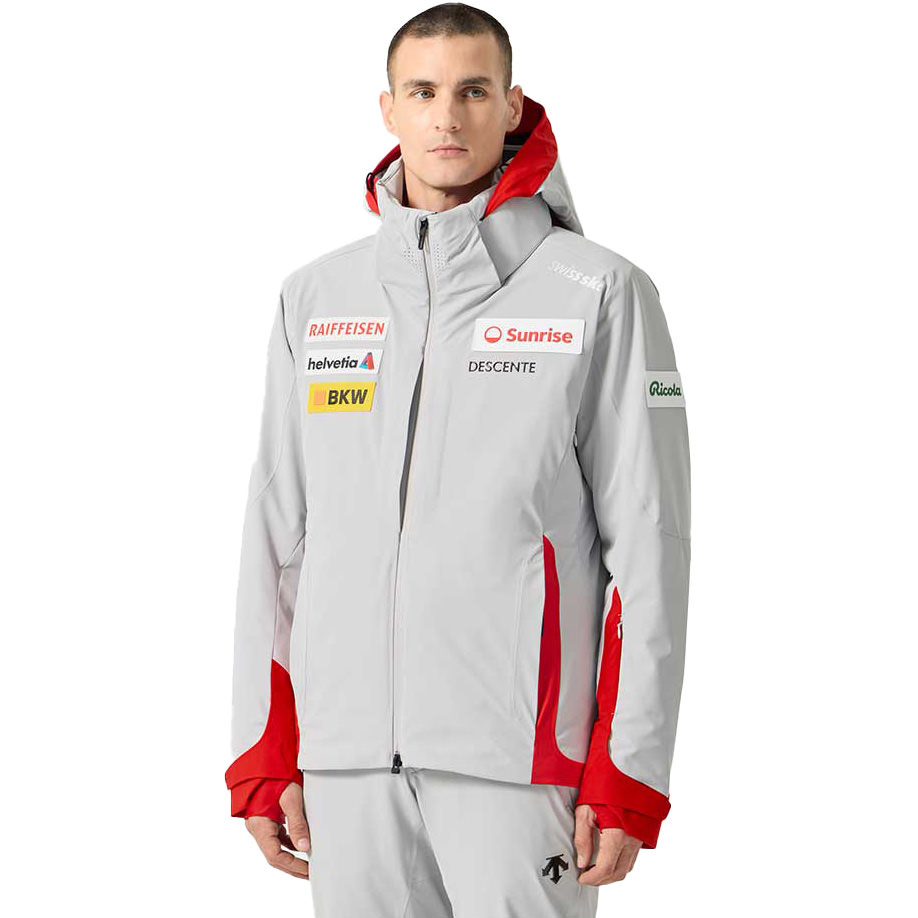 Descente Herren Skijacke SWISS NATIONAL TEAM REPLICA grey/red - 56
