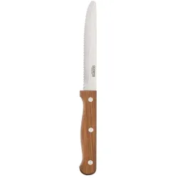Gastronoble Olympia Steakmesser mit runder Spitze | Holz | 21,5cm | 24 Messer