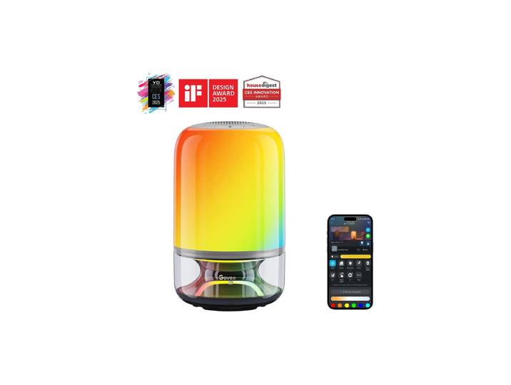 GOVEE Tischleuchte 2 Pro x Sound by JBL , bunt, H: 34cm, Leuchten, Tischleuchte