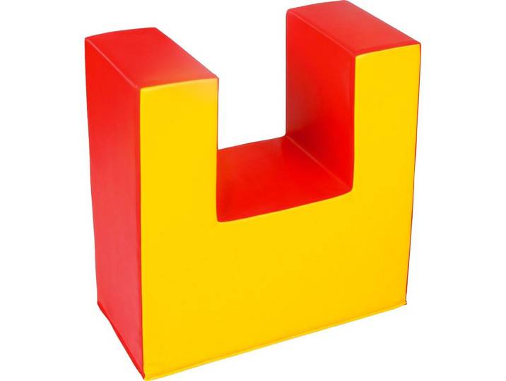 Sport-Thieme Schaumstoffbaustein U-Element Spielbausteine, Hochwertiger Schaumstoffblock