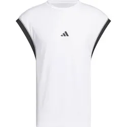 ADIDAS Herren Shirt Basketball All-World, Größe M in Weiß Weiß