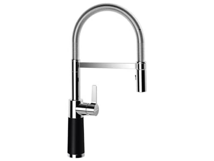 SCHOCK Küchenarmatur SC-550 Puro – Hochdruck Armatur CRISTADUR mit Festauslauf und Standard Norm-Anschlüssen