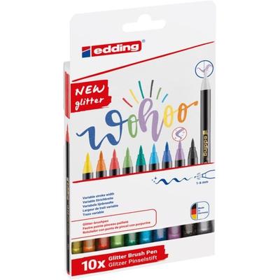 edding 1340 glitzer Pinselstift 10er Set