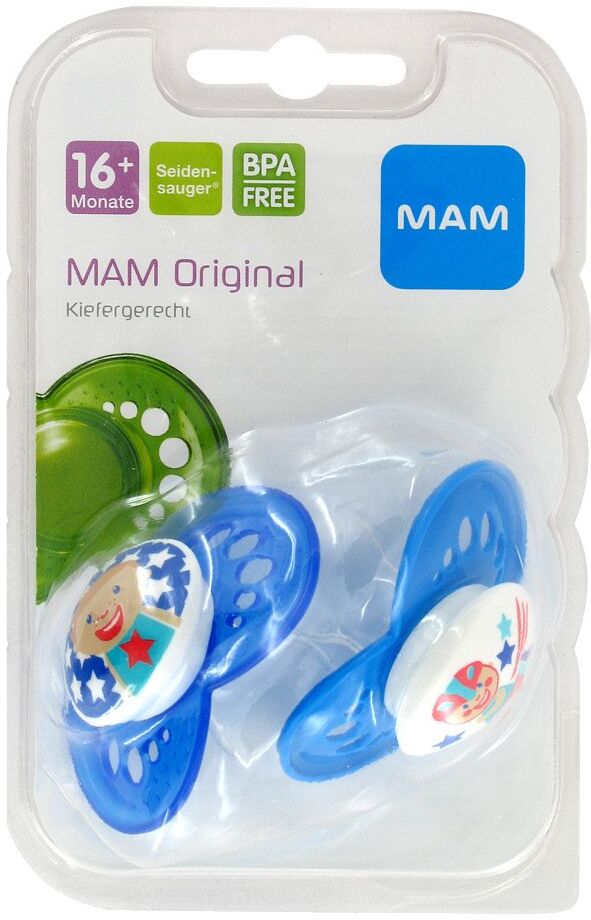 Mam Original Schnuller 16+ Monate Silikon 2stk
