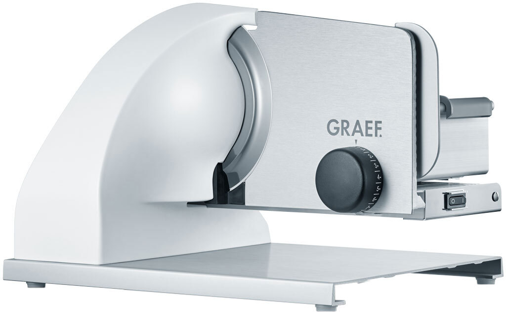 Graef SKS901EU, Elektro, 1,5 cm, Edelstahl, Weiß, Aluminium, 19 cm, 185 W