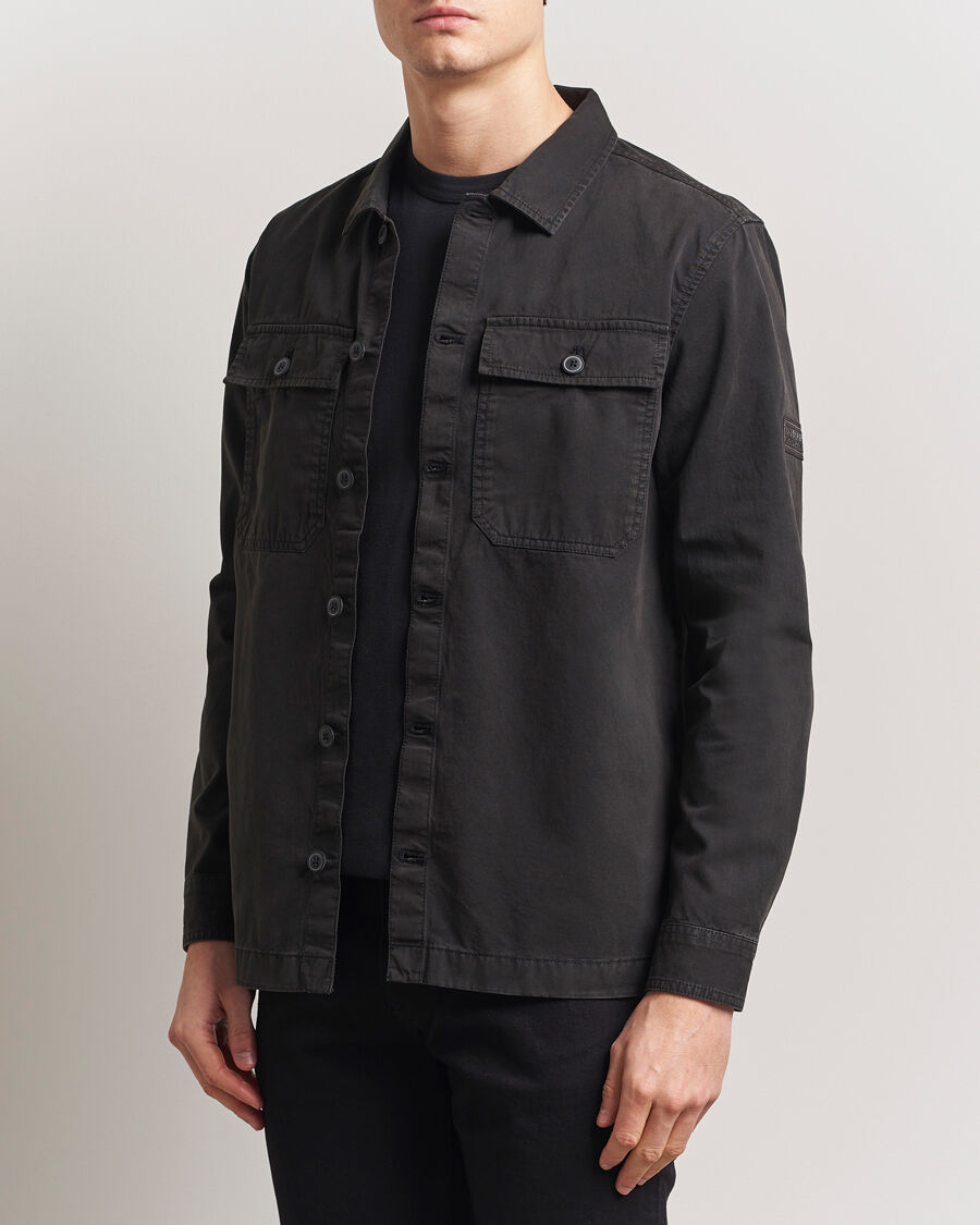 Barbour International Arlo Cotton Overshirt Black men M Sort