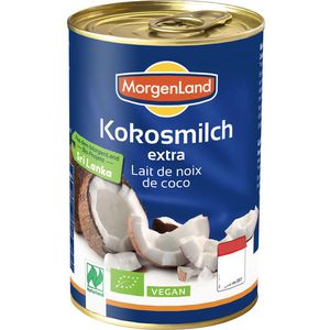 Morgenland Kokosmilch ca. 22% Fett, BIO, 400 ml