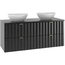 DOPPELWASCHTISCH 120.6cm Lexa Schwarz
