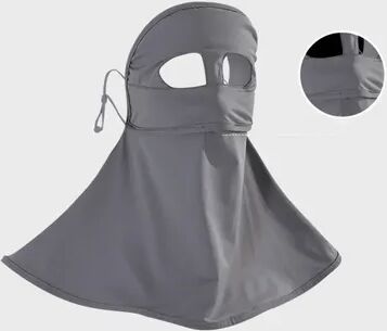 Daily Deals Depot UV Face Cover Neck Gaiter For Women dark Grey