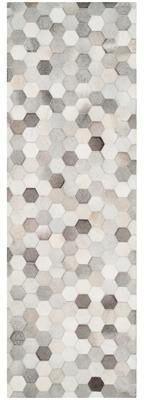 SAFAVIEH Handmade Studio Leather Sonka Modern Leather Rug