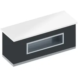 Neutraler buffetschrank wn-finish - 1650x850x900 mm - 11246WN0 Eurast