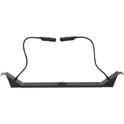 Showgear 19 Inch Rackmount Light 1U - 2 x weiße Schwanenhals-LED
