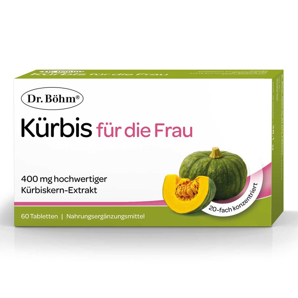 Apomedica Pharmazeutische Produkte GmbH Dr. Böhm Kürbis für die Frau Tabletten 15390969