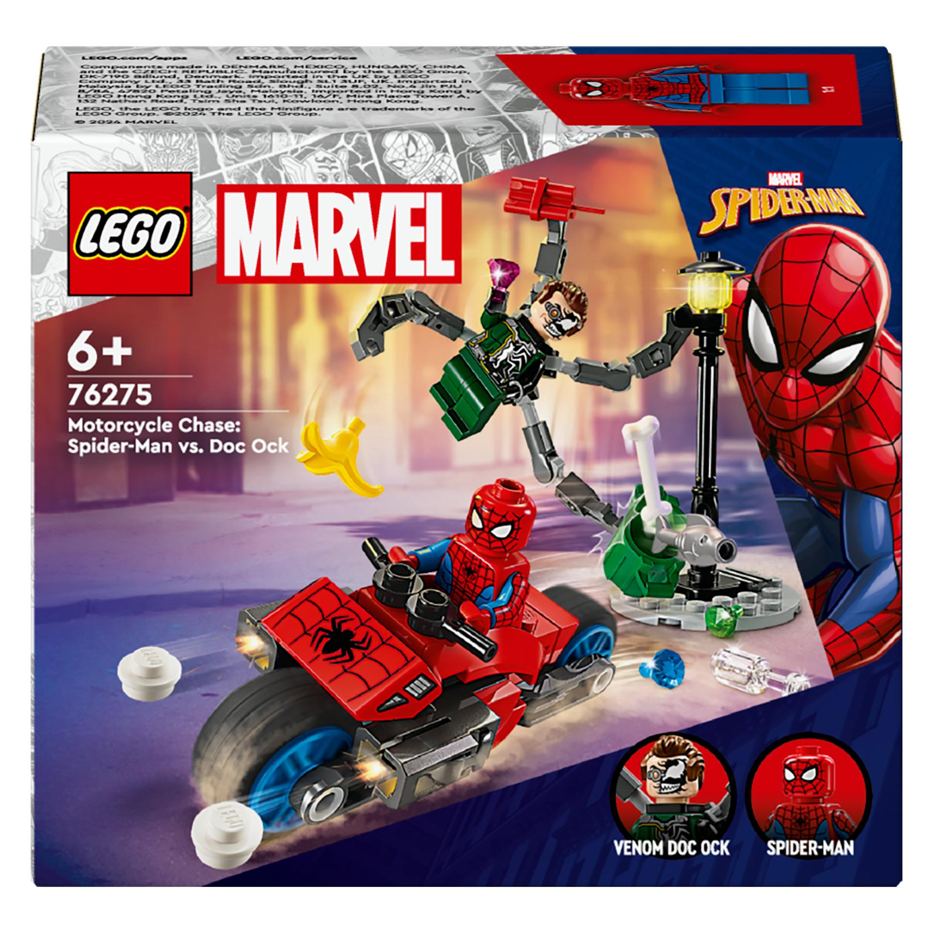 LEGO Motorrad-Verfolgungsjagd: Spider-Man vs. Doc Ock (76275, LEGO Marvel) (76275)