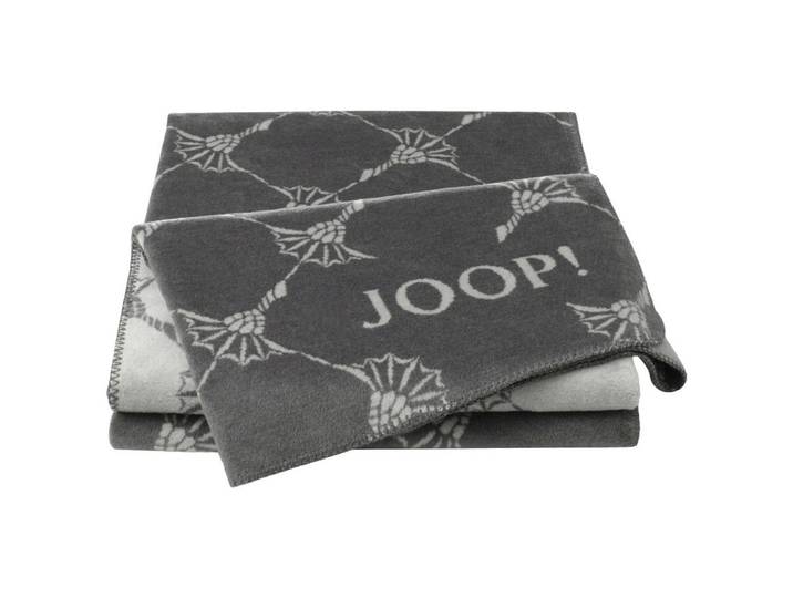 Joop! Decke, Schieferfarben, Hellgrau, 150x200 cm, Kettelrand, Heimtextilien, Wohntextilien, Decken, Kuscheldecken