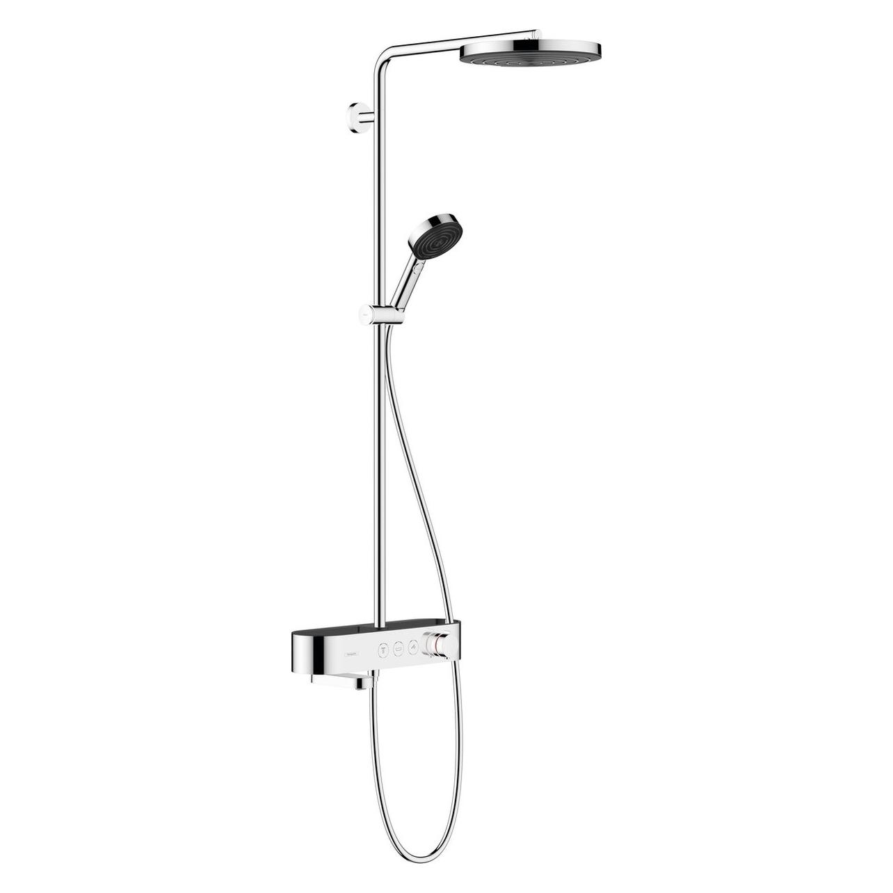 hansgrohe Showerpipe 260 1jet mit Wannenthermostat ShowerTablet Select 400 (24230000)