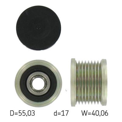 SKF Generatorfreilauf VKM 03835 für Mercedes