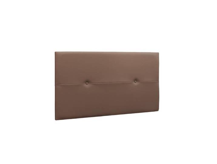 Tête De Lit Genova - 7 Boutons - Similicuir - Venprodin - 110X55X4Cm - Chocolat