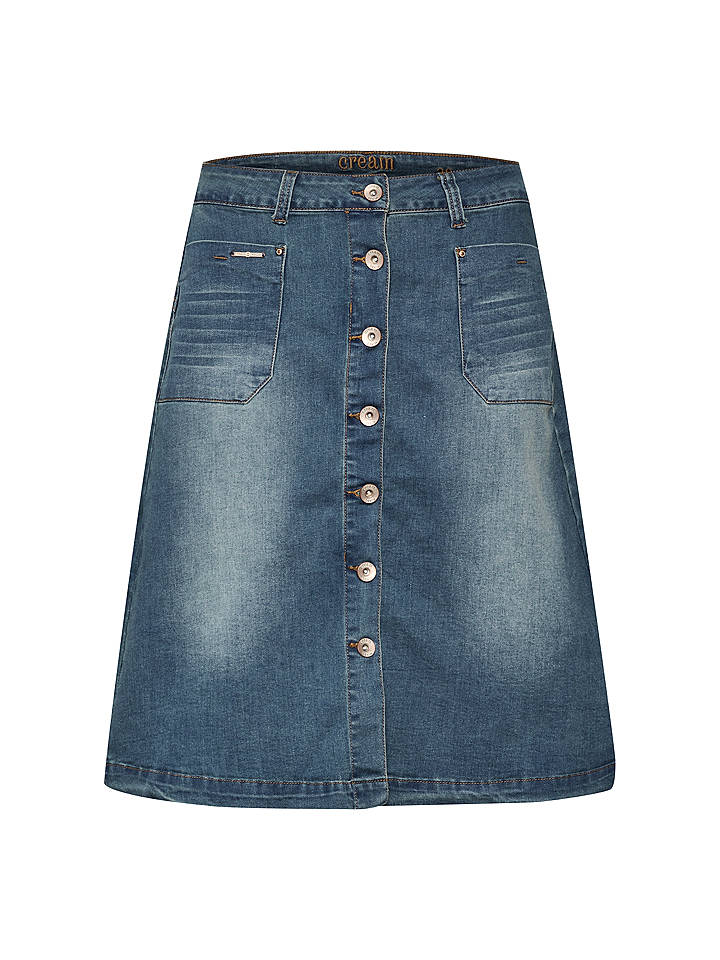 Cream Jeansrock "Lone" in Blau - 40