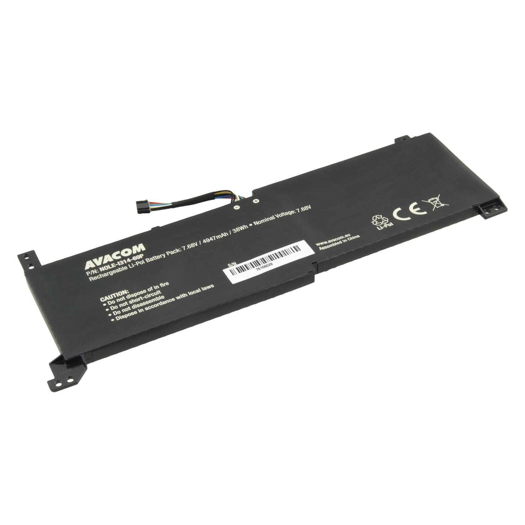 Avacom baterie pro Lenovo IdeaPad 3 Gen.6,7, IdeaPad 3-14ITL6 Li-Pol 7,68V 4947mAh 38Wh (4947 mAh) (66737034)