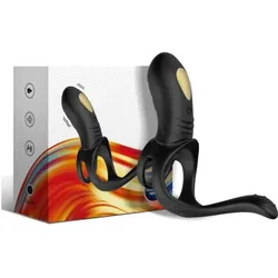 Armony, Analtoy, Joy Jumper Anillo Vibrador Parejas & Plug Anal Negro