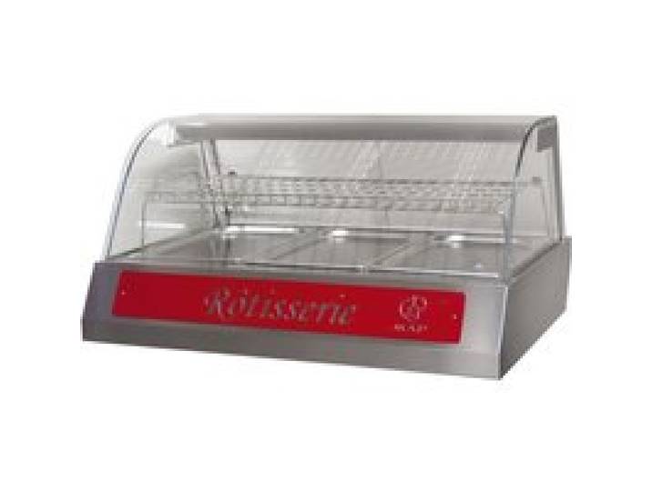Vitrine Chaude Map Hot 1080 Sur Meuble Inox A Roul - MAP