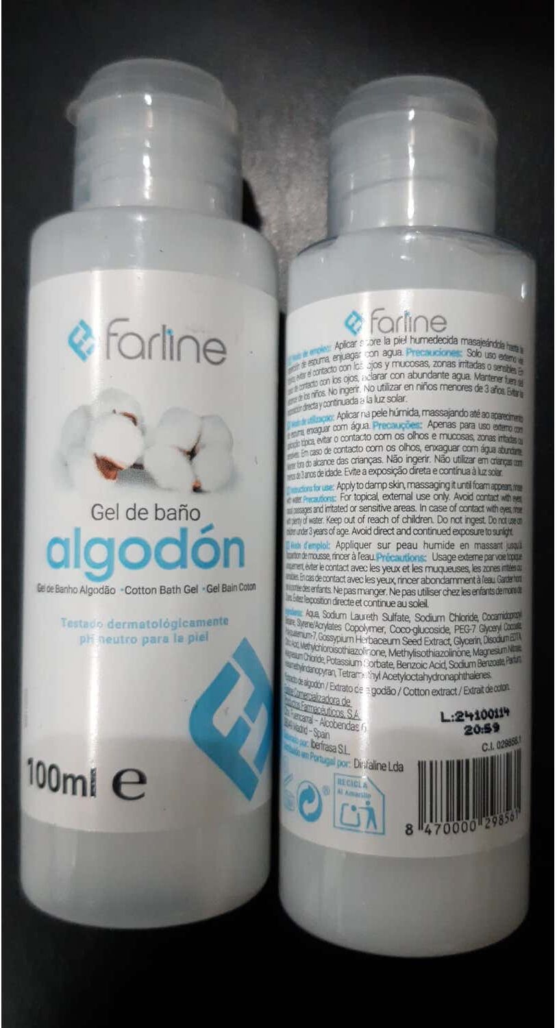 Farline Gel Algodón 100ml