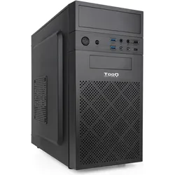 Tooq Technology Boitier Mini Tour Micro ATX TooQ TQC-4701U3C-B (Noir) (mATX, Mini-ITX), PC Gehäuse, Schwarz