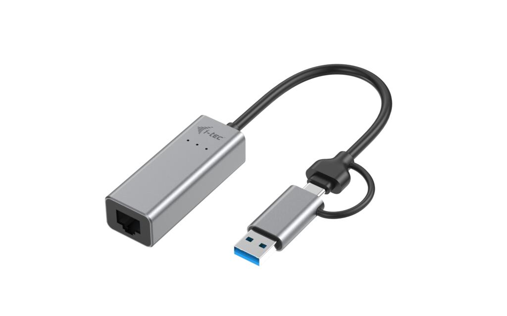 I-TEC USB-A/ USB-C zu 2.5Gbps Ethernet Adapter C31METAL25LAN