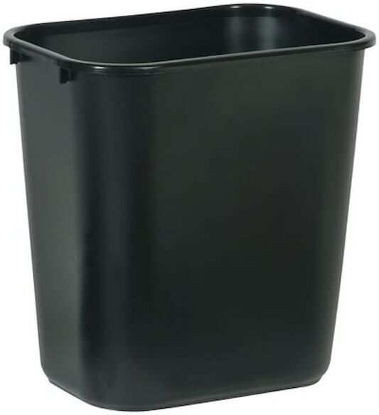 Papperskorg RUBBERMAID svart 26,6L