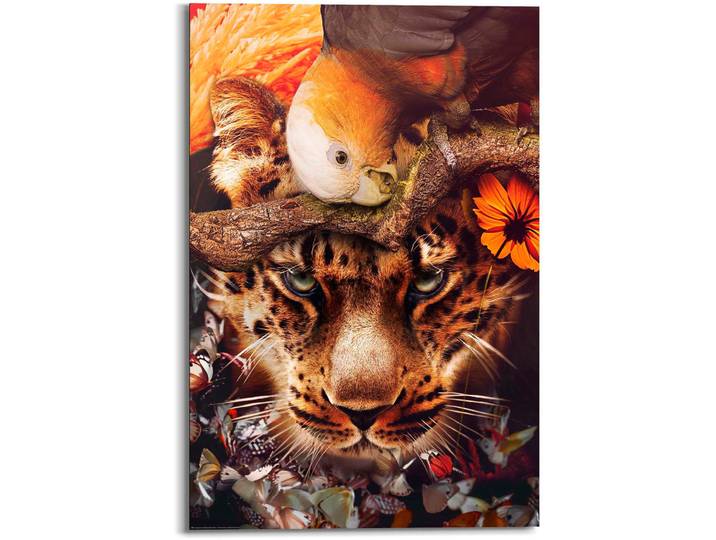 Deco-Panel REINDERS Cheetah , braun (farbe bild(er): braun), B:60cm H:90cm T:2cm, Holzwerkstoff, Bilder, Deco-Panel