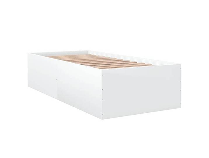 NEUF Lit simple Cadre de lit - 1 place/personne - sans matelas blanc 90 x 190cm FR00_43826059139