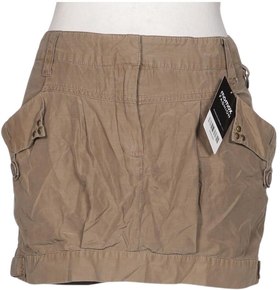 Pepe Jeans Damen Rock, Beige, Gr. S, Seide / Baumwolle - Second Hand