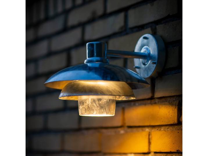 Morph Außen Wandleuchte Ø24 Galvanized - DybergLarsen Dyberg Larsen - Design - Metall - Einflammig