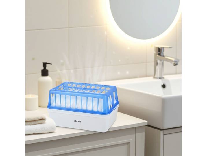 Luftentfeuchter mit 1,2 kg Granulat, 2,5 l, für Räume bis 50 m², stromlos